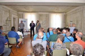 Obisk župana pobratene Občine Oglej z delegacijo 1